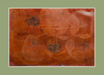 Grafika artystyczna na ścianę, Monotypia, kolor, sygnowana  32,0 x 45,5 cm - INSPIRACJE X - MATRYCA Z CYKLU MOIM PRZYJACIOŁOM... SERBOM