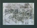 Grafika artystyczna na ścianę, Monotypia, kolor, sygnowana 68,0 x 98,0 cm - WINOBRANIE III